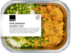 Biologische Rode Linzen Dahl met Rijst - Verse Maaltijd